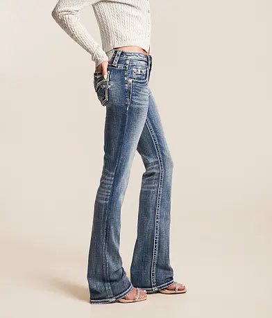 Mid-Rise Boot Stretch Jean