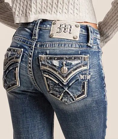 Mid-Rise Boot Stretch Jean