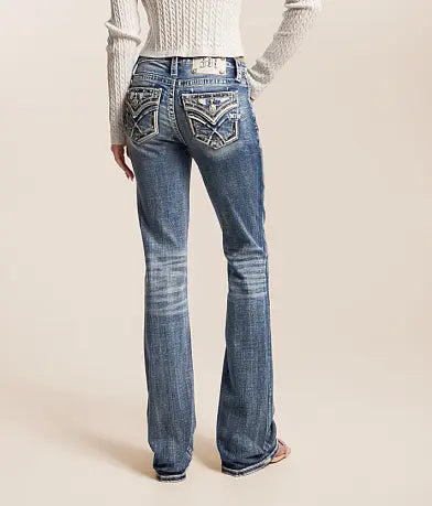 Mid-Rise Boot Stretch Jean