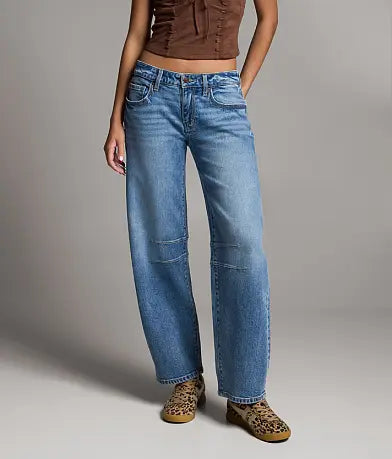 Taylor Low Slung Baggy Horseshoe Stretch Jean