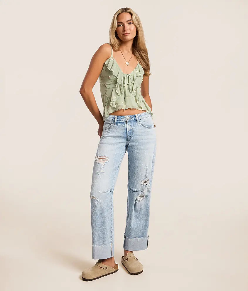 Kris Baggy Barrel Cuffed Jean