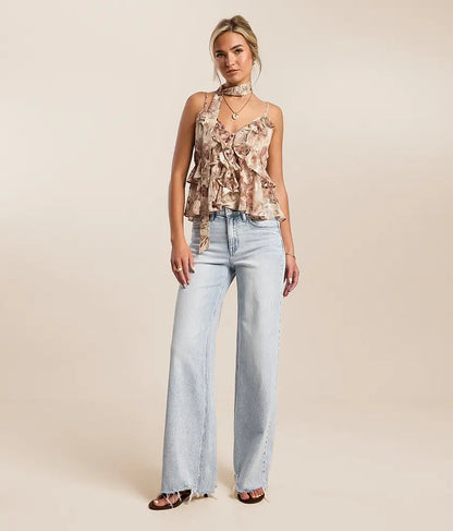 Olivia Wide Leg Stretch Jean
