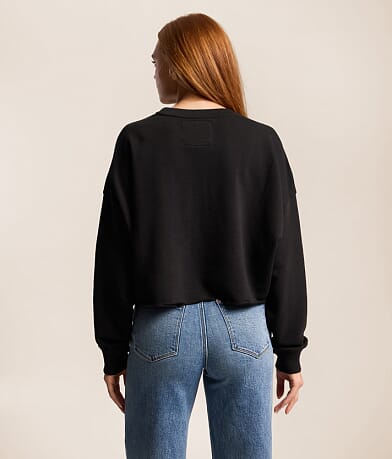Boise State Cropped Pullover