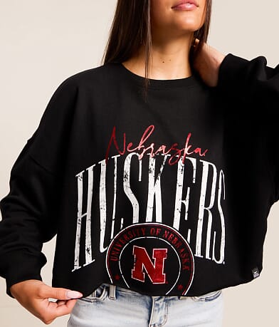 Nebraska Huskers Cropped Pullover