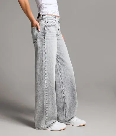 Taylor Low Slung Wide Leg Stretch Jean