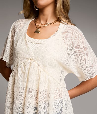 Crochet Baby Doll Top
