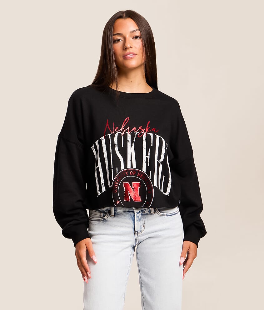 Nebraska Huskers Cropped Pullover
