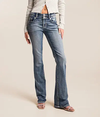 Mid-Rise Boot Stretch Jean