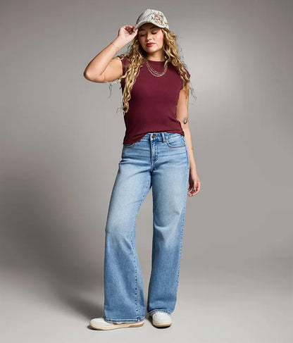 Gabby Wide Leg Stretch Jean