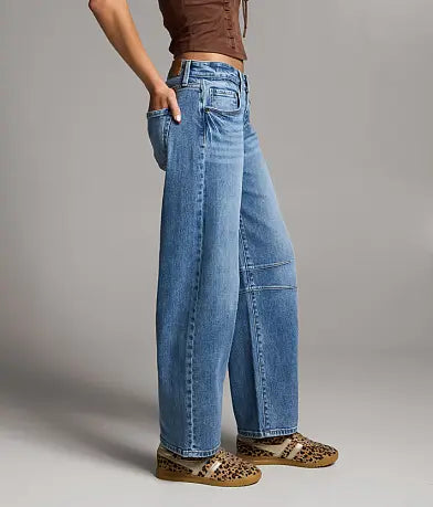 Taylor Low Slung Baggy Horseshoe Stretch Jean